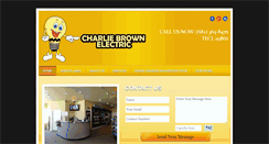 Desktop Screenshot of charliebrownelectric.com