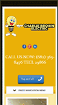 Mobile Screenshot of charliebrownelectric.com